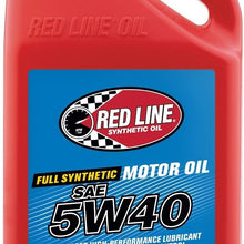 Red Line 15405 5W40 Motor Oil - 1 Gallon Jug, (Pack of 4)