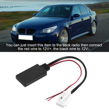 Gorgeri Audio Cable,12 Pins Audio Cable for Bluetooth Auxiliary Adapter Accessories Fit for E60 E61 E63 04-10