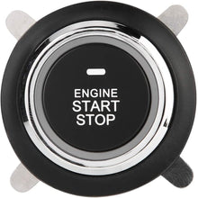 Qii lu 12V Universal Car Alarm System Engine Starter Push Button Vehicles Start/Stop Kit Safe Lock Anti-theft Car Modification Set