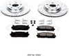 Power Stop K3053 Front Brake Kit with Drilled/Slotted Brake Rotors and Z23 Evolution Ceramic Brake Pads