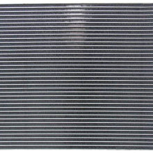 SCITOO Full Aluminum A/C Air Condenser Replacement for 2005 2006 2007 2008 Volvo V50 Wagon 2.4L