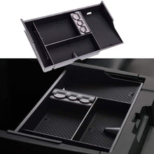 JDMCAR Center Console Organizer Compatible with 2007-2019 2020 Tundra/2008-2020 Toyota Sequoia Insert ABS Armrest Box Secondary Storage