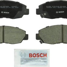 Bosch BC465 QuietCast Premium Ceramic Disc Brake Pad Set For 1997-1999 Acura CL and 1990-1997 Honda Accord; Front