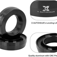X AUTOHAUX 2 Inch Front Suspension Spring Strut Spacer Leveling Lift Kit for Dodge for RAM 1500 2500 3500 2WD 1994-2018