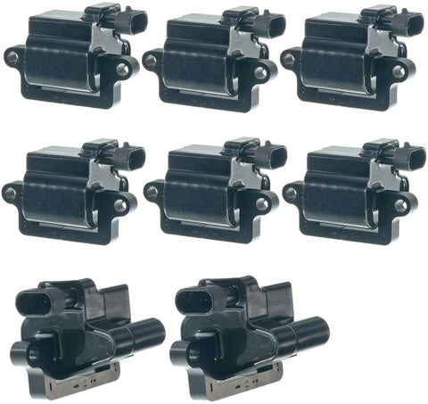 Set of 8 Ignition Coil Pack for Chevrolet Tahoe SSR Silverado Express Suburan GMC Workhorse Cadillac Hummer Mercruiser