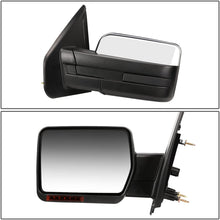 DNA Motoring TWM-019-T666-CH-AM-L Towing Side Mirror (Left/Driver Side) [For 04-14 Ford F150]