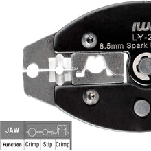 IWISS Ratchet Spark Plug Wire Crimper for Spark Plug Ignition Wire and Terminals Dia. 8.5mm