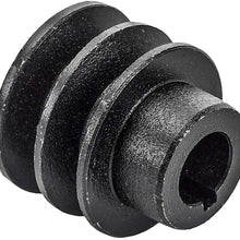 ZXTDR Shaft Pulley 2 Groove V Style A Belt V Pulley 20mm for Gas Engine 170F