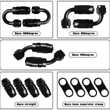 Fuel Line,20Ft 6AN 3/8" Fuel Hose Fitting Kit Nylon Stainless Steel Braided CPE Oil Hose Kit&6AN Fuel Hose Separator Clamp&Braided Fuel Line Splicing Tape (6AN)