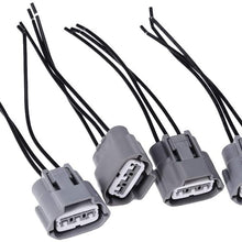 Zreneyfex Ignition Coil Connector Wiring Harness Replacement for Nissan Altima Sentra 2000-2015 (Pack of 4)