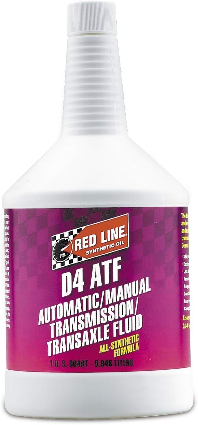 Red Line 30504-6PK D4 Automatic Transmission Fluid (ATF) - 1 Quart, (Pack of 6)