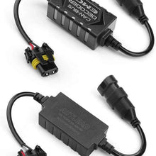 Foonee LED Anti Flicker Capacitor Error Code Computer Warning Canceller Conversion Kit Headlight 9012/9005/9006 Canbus Error Free Resistor Decoder