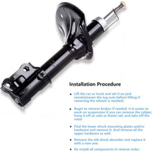 Shocks and Struts,ECCPP Front Rear Shock Absorbers Strut Kits Compatible with 2000 2001 2002 2003 2004 2005 2006 Hyundai Elantra 333206 333205 333501 333500