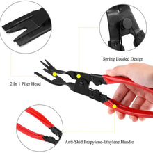 10 Pcs Auto Trim Removal Tool Set with Fastener Removers Strong Nylon Door Panel Tool for Car Panel Dash Audio Radio Removal Installer and Repair Pry Tool