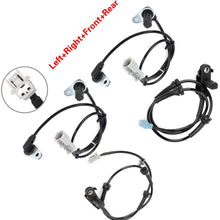 FEIPARTS ALS643 ALS642 Left Right Front Rear Anti-lock Braking System ABS Wheel Speed Sensor Replaces for2003-2009 for Nissan 350Z 2003-2006 for Infiniti G35