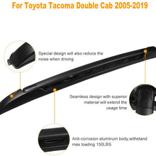 NOTUDE Roof Rack fit for Toyota Tacoma Double Cab 2005-2019 Rooftop Crossbars Cargo Carrier for Toyota Tacoma Double Cab - Max Load 150LBS (Sold as 1 Pair)