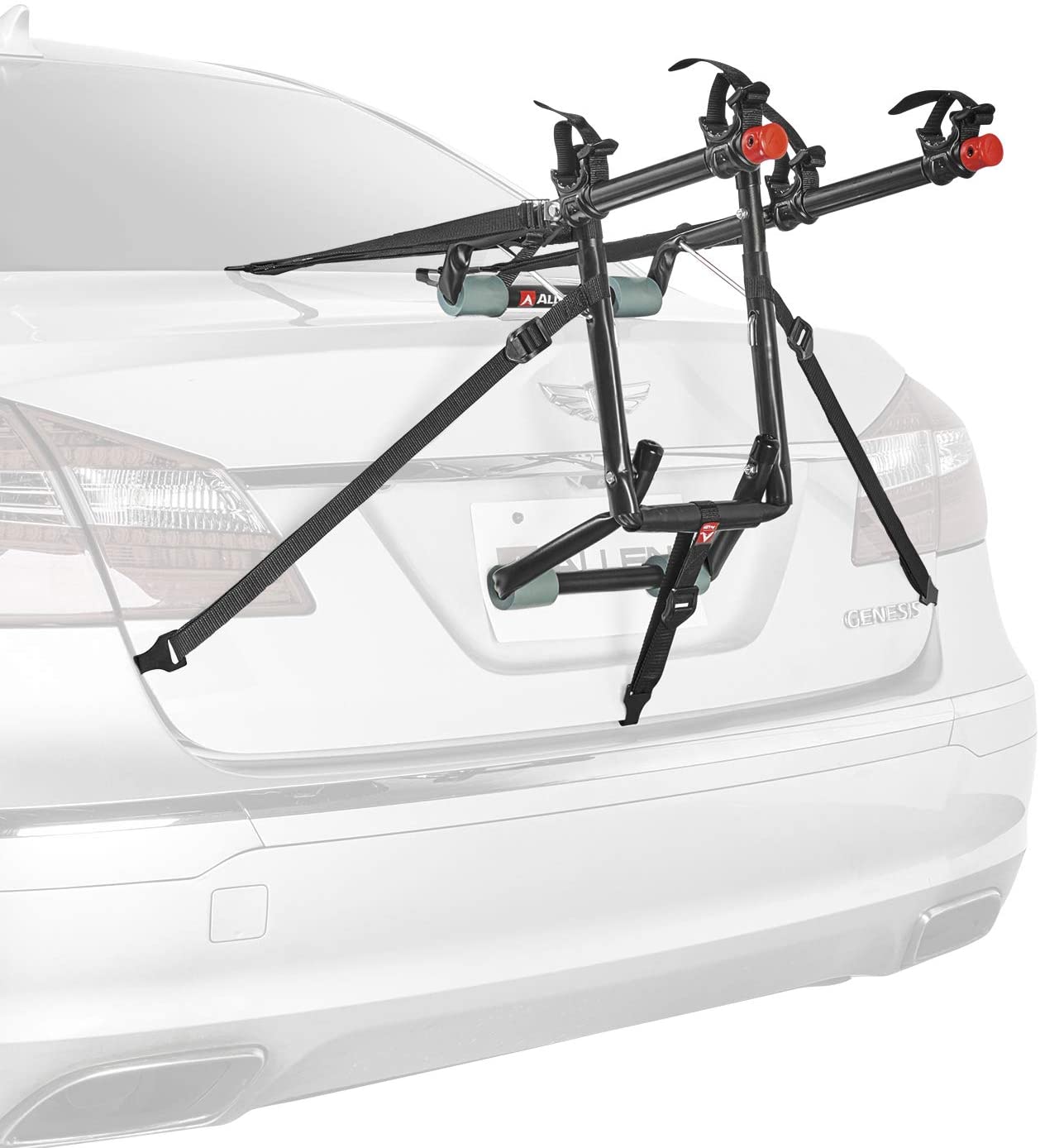 Allen Sports Deluxe 2-Bike Trunk Mount Rack, Model 102DN-R