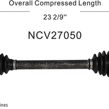 GSP NCV27050 CV Axle Shaft Assembly for Select BMW: 2011-17 X3, 2015-18 X5 - Front Left (Driver Side)