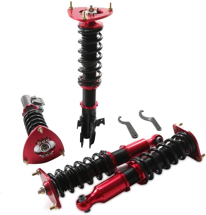 Scitoo Coilover Suspensions Shock Struts Kits Assembly Full Set Shocks Struts Kits fit 2008-2013 Subaru Impreza