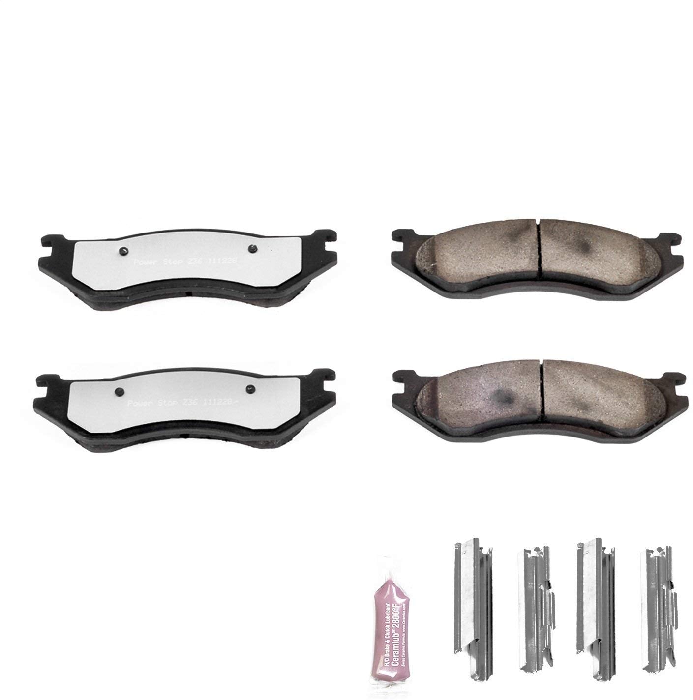 Power Stop Z36-966, Z36 Truck & Tow Carbon-Fiber Ceramic Front Brake Pads