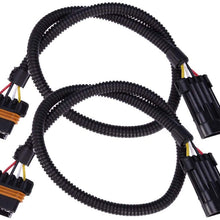 24'' LT1 Oxygen O2 Sensor LS1 LS6 LT4 Header Extension Wire Harness 4 Wire Flat Connector for Camaro Corvette (2Pcs)