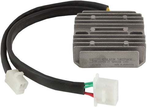 Voltage Regulator/Rectifier 12V Compatible with/Replacement for Honda Cx650 Custom, 31600-Ma1-008, Esp2310