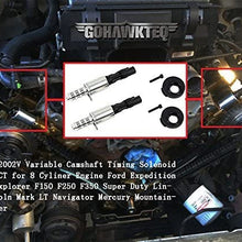 Variable Camshaft Timing Solenoid VCT for 2004 2005 2006 2007 2008 Ford Expedition, F150, Mustang, Sport Trac 3V 5.4L, 5.4, 4.6 Replaces # 8L3Z-6M280-B 2 Solenoids & Cam Seal