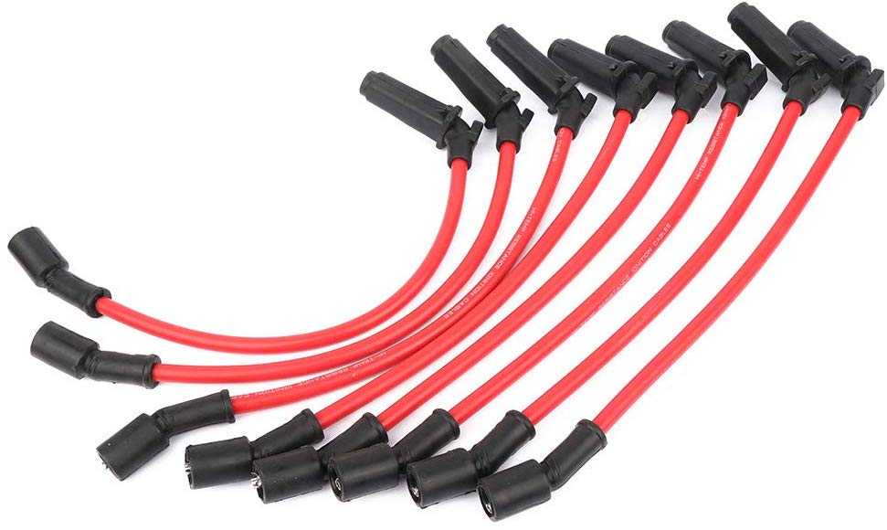 SCITOO Ignition Wire Sets New 25cm 9059 Fits for Cadillac Chevy GMC Hummer H2 Pontiac G8 1998-2012
