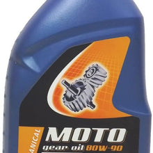 Elf (801680 4-Stroke 80W-90 Motorcycle/ATV Transmission Gear Oil - 1 Liter Bottle