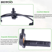 SCITOO 2 pcs Front Left Right ABS Wheel Speed Sensors Fit for 2007 2008 2009 2010 2011 2012 Dodge Caliber,2007 2008 2009 2010 2011 2012 Jeep Compass/Patriot ALS2088 ALS2084