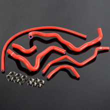 Silicone Radiator Hose Pipe Kit For Honda Civic D17 1.7L 2001-2005 01 02 03 Red
