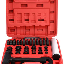 Suuonee Bearing and Seal, 37pcs/Set Bearing and Seal Installation Remover Kit Disassemble with Rubber Hammer
