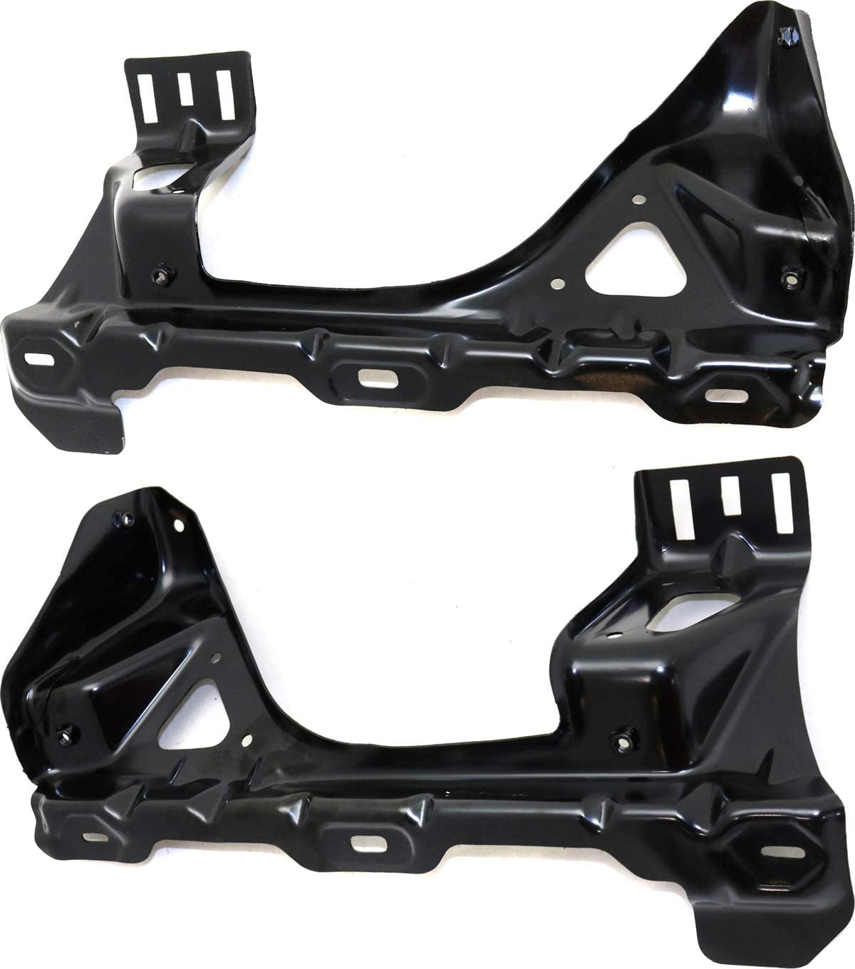 Radiator Support Bracket Compatible with 2007-2010 Chevrolet Silverado 2500 HD Fits 2007 Non Classic Set of 2 Driver and Passenger Side