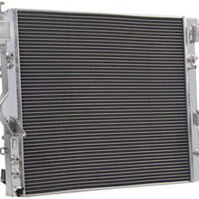 CoolingSky All Aluminum Engine Radiator for 2007-2017 Jeep Wrangler JK 3.6L 3.8L 6Cyl