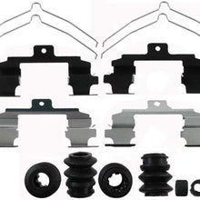 ACDelco 18H1211 Professional Front Disc Brake Caliper Hardware Kit with Clips, Springs, Seals, and Bushings