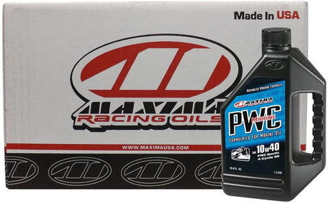 Maxima CS14901-12PK PWC Marine 4T 10W-40 Engine Oil - 1 Liter Bottle, (Case of 12)