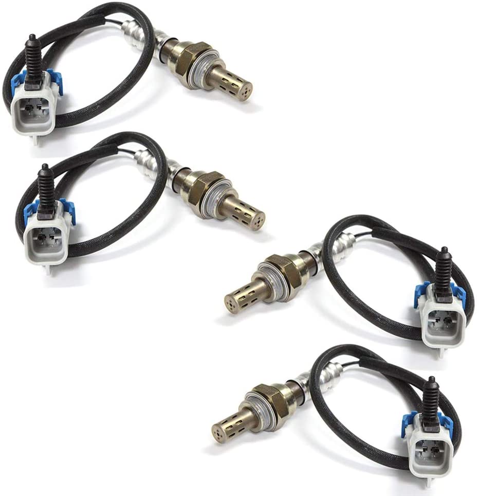 Upsteam Oxygen Sensor 234-4668 for Buick LaCrosse Lucerne Cadillac CTS Escalade Chevy Avalanche Cobalt Equinox HHR Impala Malibu Monte Carlo Silverado Tahoe GMC Envoy Sierra Yukon 4PCS