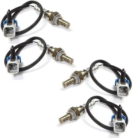 Upsteam Oxygen Sensor 234-4668 for Buick LaCrosse Lucerne Cadillac CTS Escalade Chevy Avalanche Cobalt Equinox HHR Impala Malibu Monte Carlo Silverado Tahoe GMC Envoy Sierra Yukon 4PCS