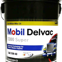 Mobil 112691 15W-40 Delvac 1300 Super Motor Oil - 5 Gallon Pail