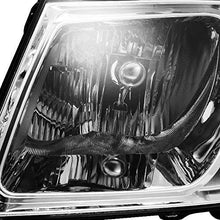 For Dodge Grand Caravan Clear Headlights Head Lamps Driver Left + Passenger Right Side Replacement Pair