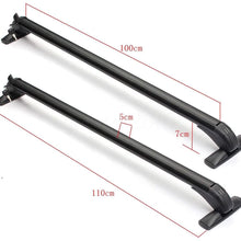 NICE CHOOSE Universal Aluminum Car Top Roof Cross Bar Rail Luggage Roof Rack Carrier Adjustable Window Frame