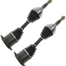 Front CV Axle Shaft Set Pair for Typhoon Bravada Syclone Pickup Truck S10 S15