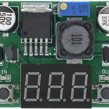 ZEFS--ESD Electronic Module 3A DC-DC Voltage Adjustable Step-Down Power Module + Red LED Voltmeter LM2596S-ADJ 4-40V to 3.3V/5V/9V/12V/24V