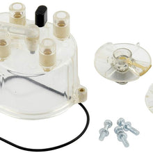 ACCEL 11069 Clear Distributor Cap (Fits Only 4 Cylinder Applications)