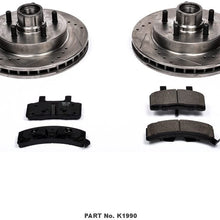Power Stop K1990 Front Brake Kit with Drilled/Slotted Brake Rotors and Z23 Evolution Ceramic Brake Pads