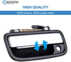 ECCPP Door Handles Exterior Outside Outer Front Driver Passenger Side for 1995-2004 Toyota Tacoma Chrome Black(2pcs)