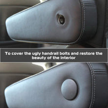 A ABIGAIL Armrest Cap Cover for 2007-2019 Chevy Tahoe, Suburban, Yukon, Cadillac Escalade Seat Parts Left or Right Rear Bucket Seats Arm Rest Handle Trim Bolt Replaces 15279689 (Black)