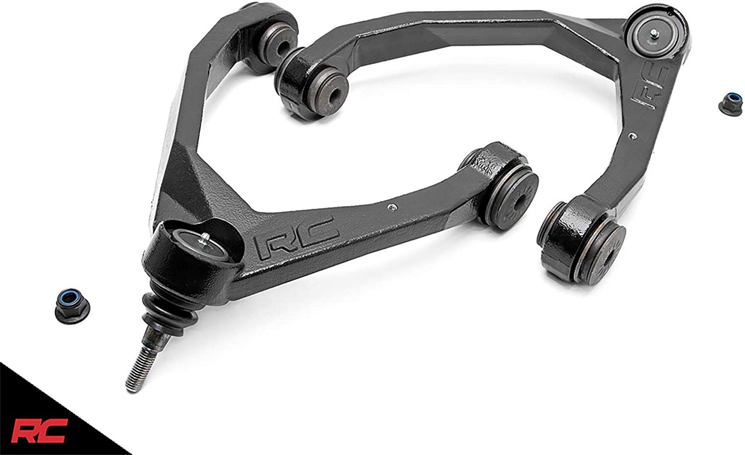 Rough Country Forged Upper Control Arms Fits 2007-2016 [ Chevy ] Silverado [ GMC ] Sierra 1500 Stock Cast Steel 19401