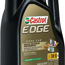 Castrol 03084C Edge 5W-30 Advanced Full Synthetic Motor Oil, 5 Quart