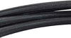 LY1122 Adcanced 10Ft/3M Black AN4 Nylon Braided Fuel Oil Coolant Gas Hose Lines 4 AN